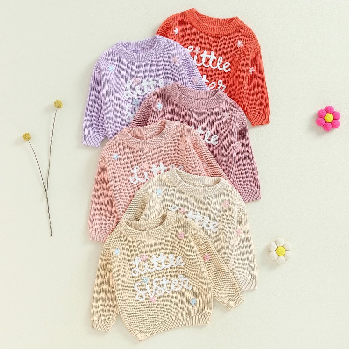 Little Sister Knit Jumper in multiple colours