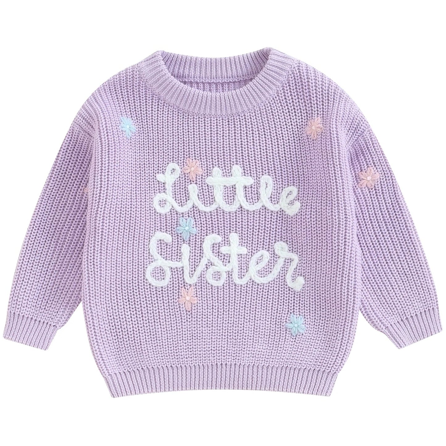 Cosy purple baby jumper for winter – Pipp & Lola
