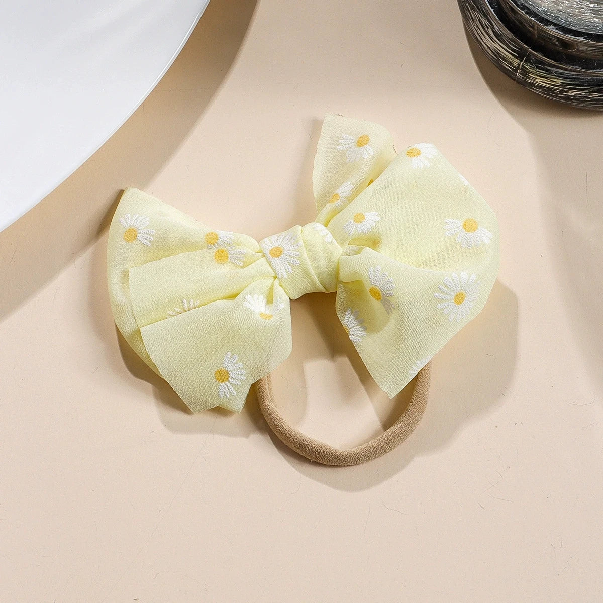 Chiffon Daisy Bow