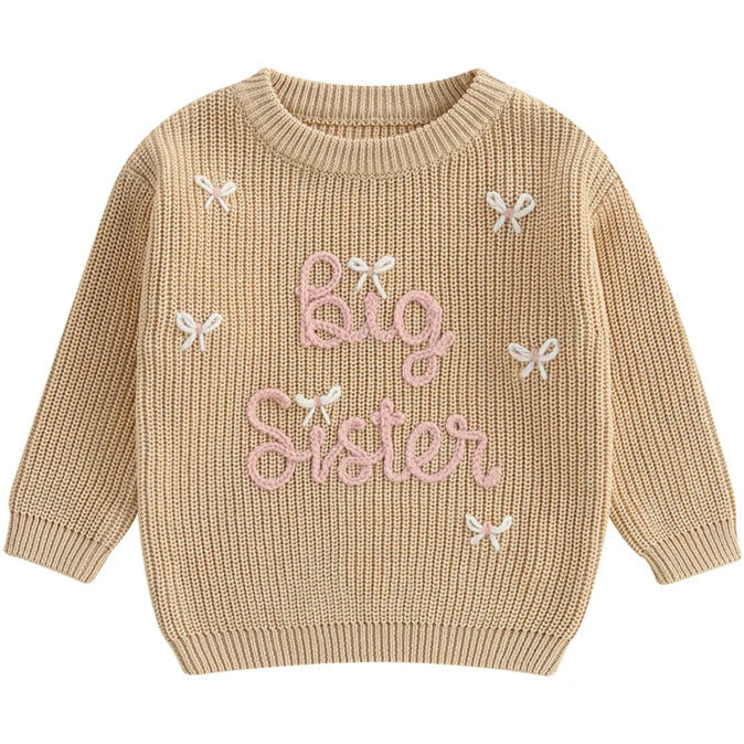Big Sister Chunky Knit Jumper Beige