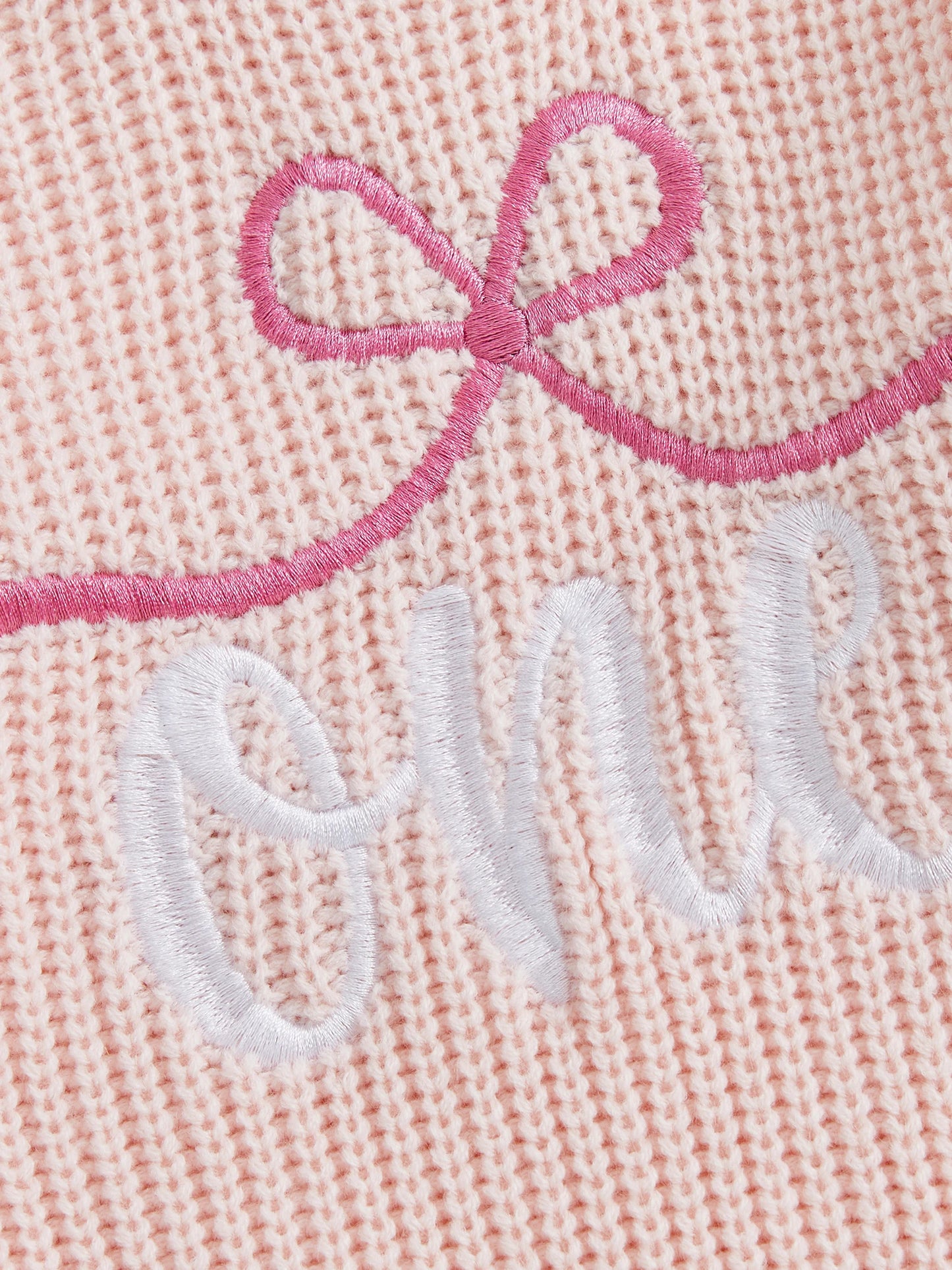 First Birthday One Knit Jumper Light Pink