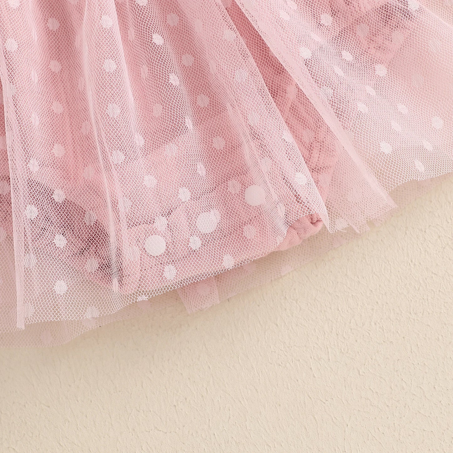 First Birthday Tulle Tutu Romper Pink