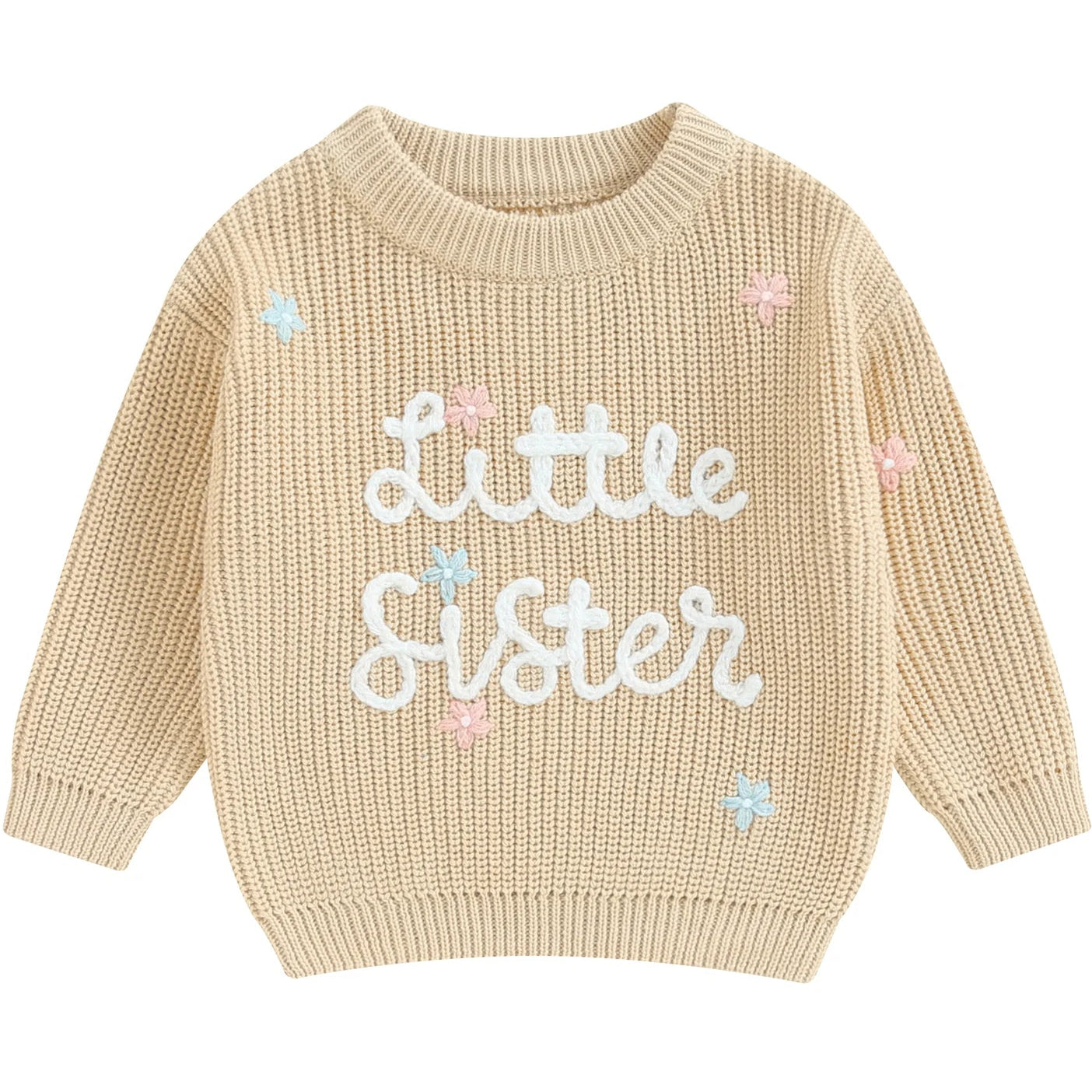 Soft neutral toddler sweater for girls – Pipp & Lola