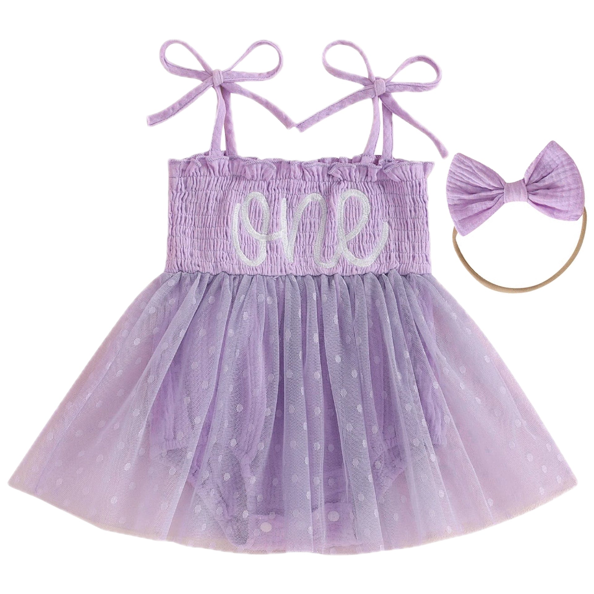 Purple birthday romper for baby girl