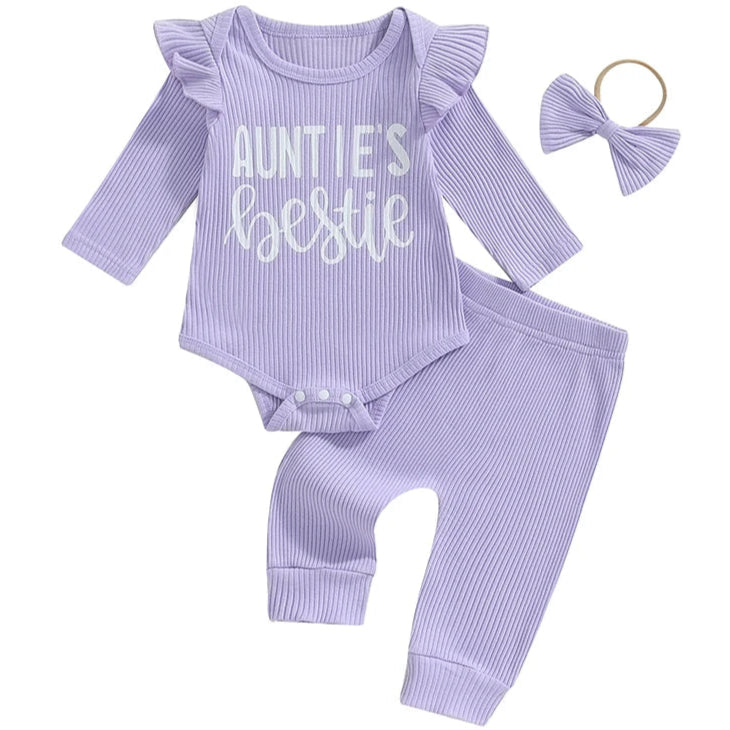 PURPLE BABY GIRL SET | PIPP AND LOLA