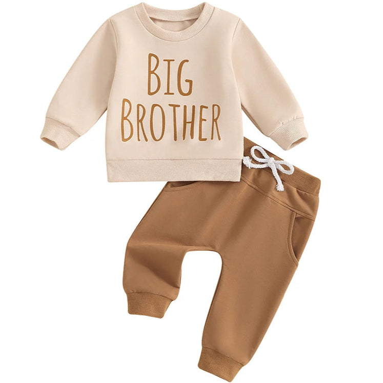 Affordable big brother outfit Australia – cream & tan