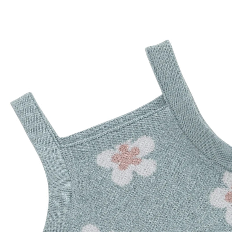 Maya Baby Girl Knit Romper