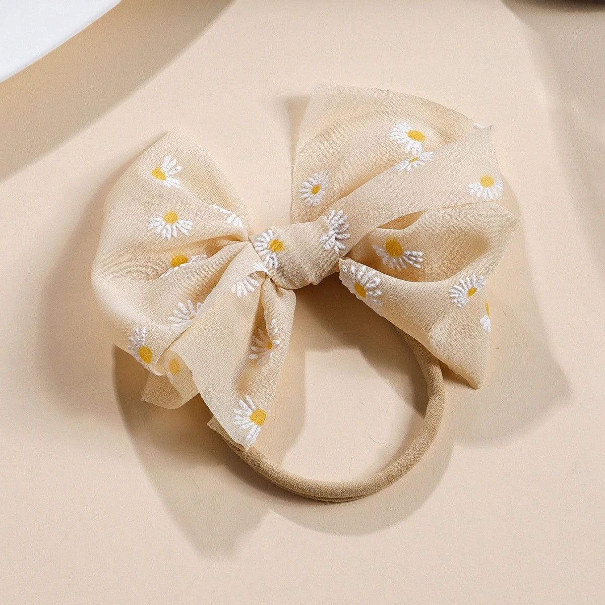 Chiffon Daisy Bow