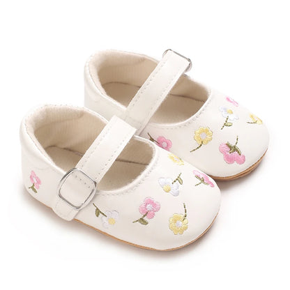 Embroidered Girl Baby Shoes