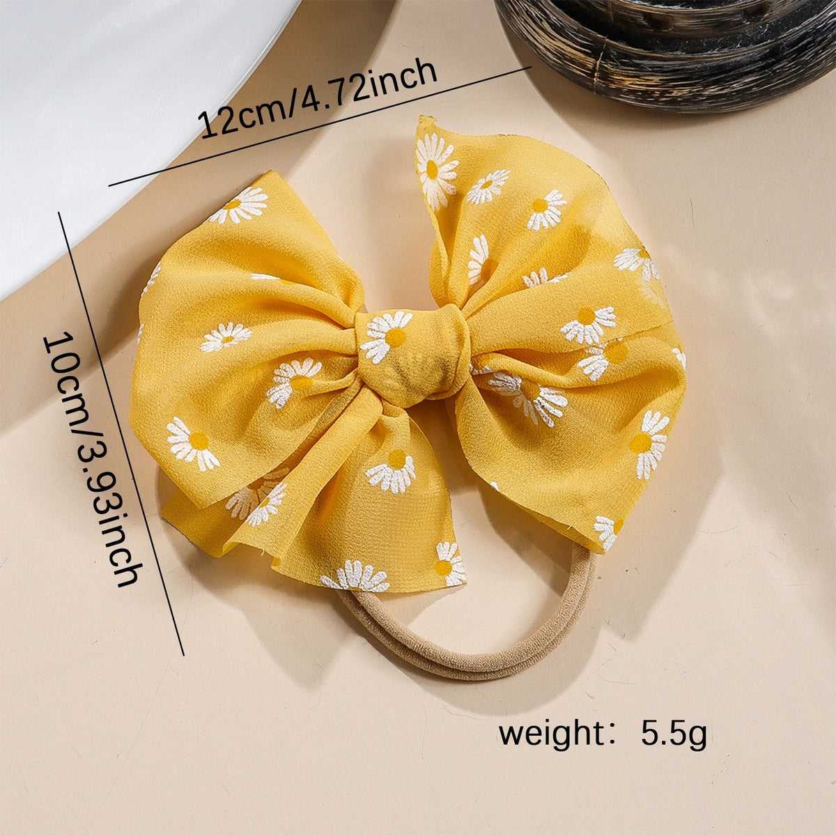 Chiffon Daisy Bow
