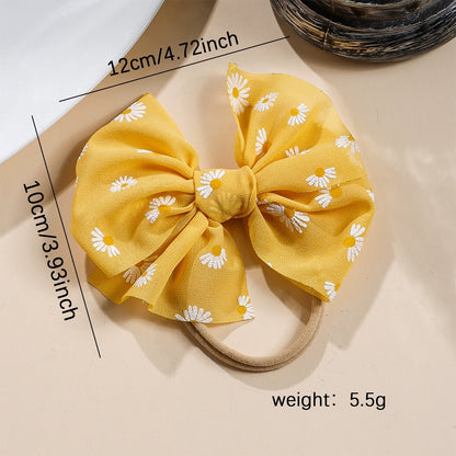 Chiffon Daisy Bow