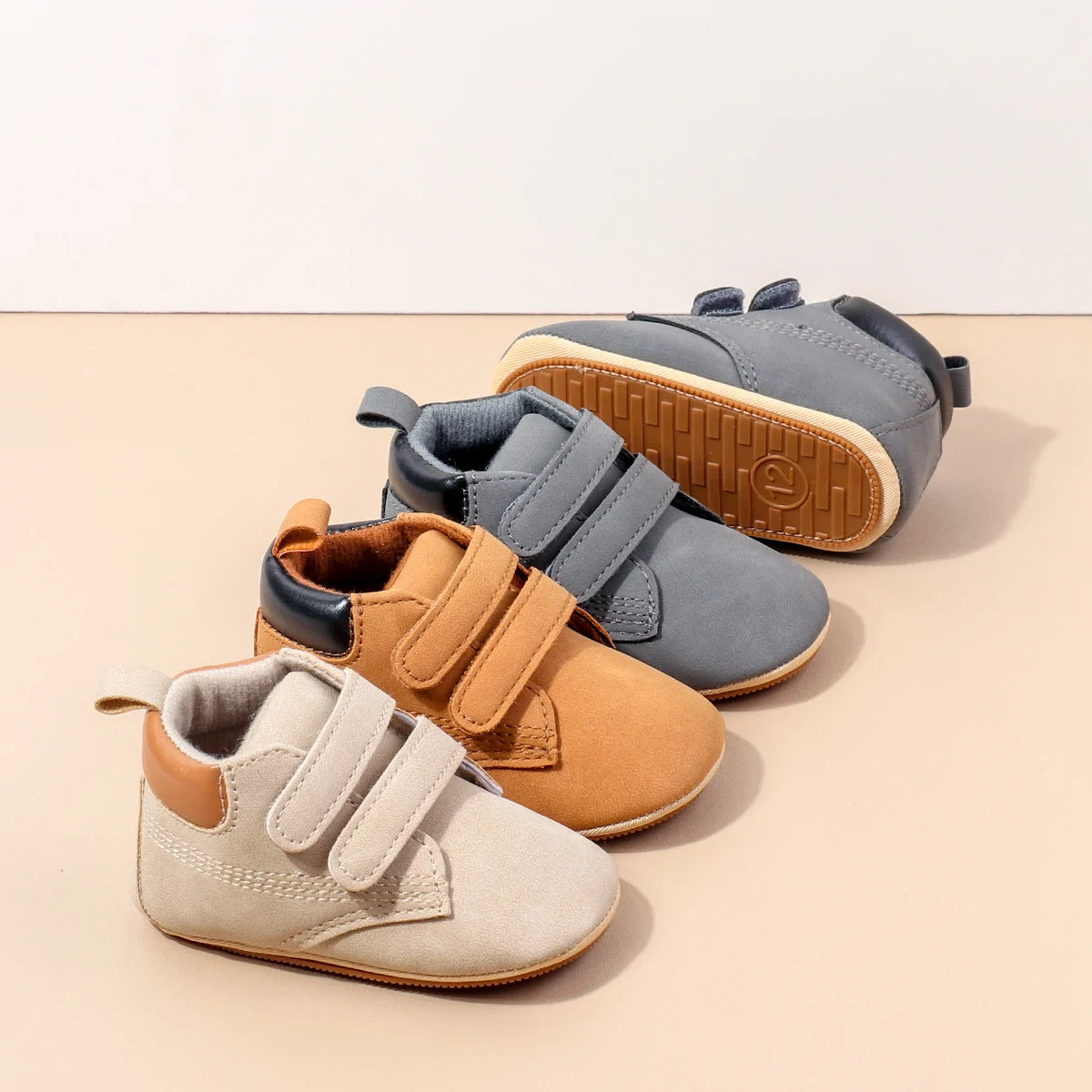 Alli Velcro High Top Shoes Orange