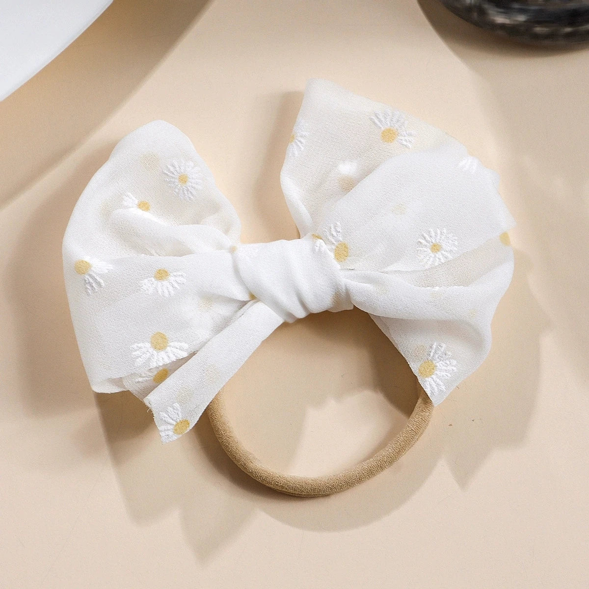 Chiffon Daisy Bow