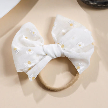Chiffon Daisy Bow