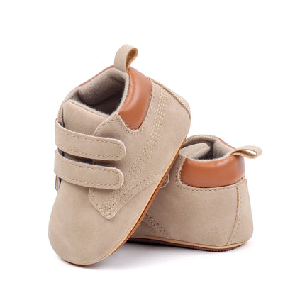 Alli Velcro High Top Shoes Beige