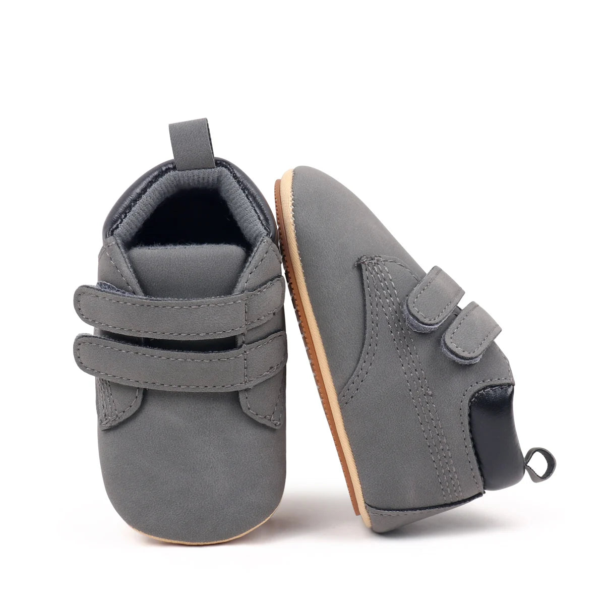 Alli Velcro High Top Shoes Grey