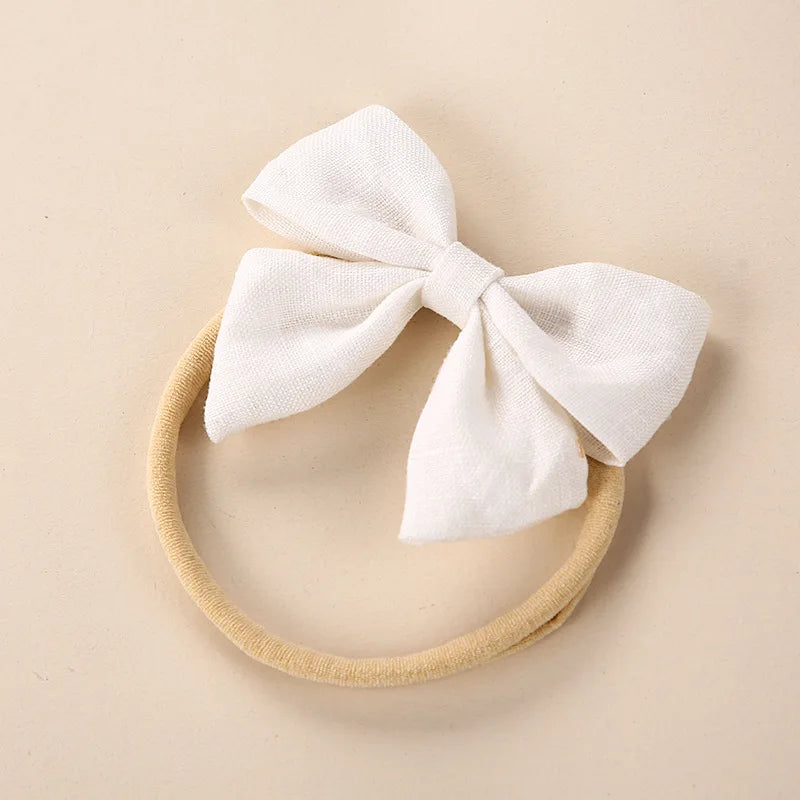 Linen Baby Girl Headband