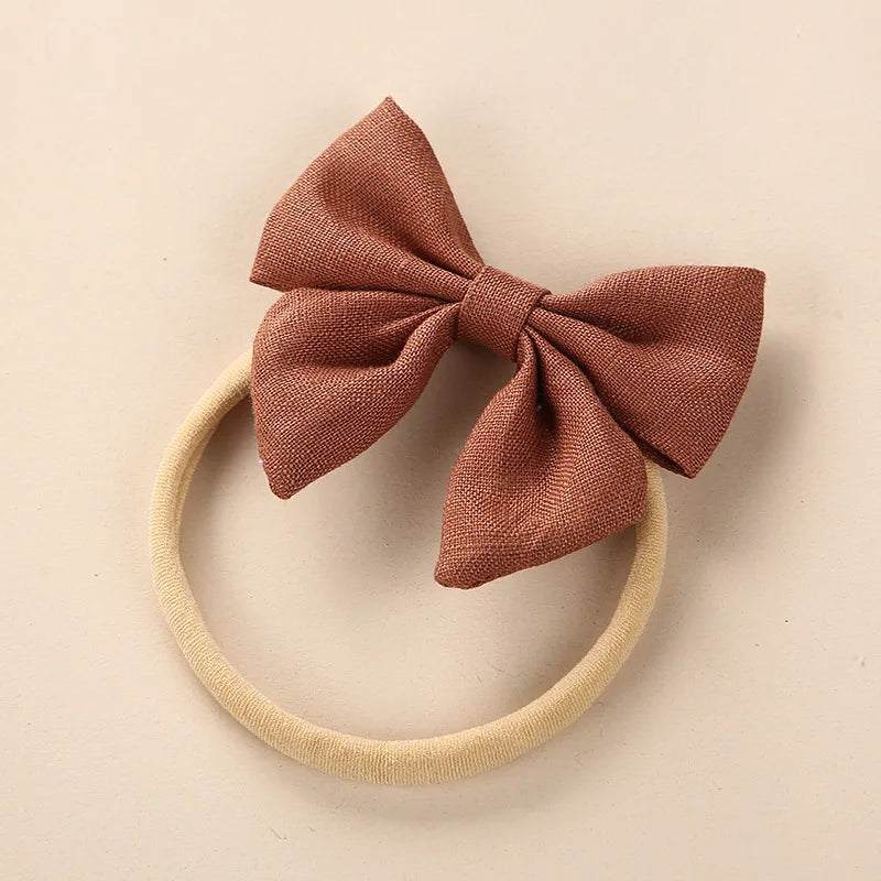 Linen Baby Girl Headband