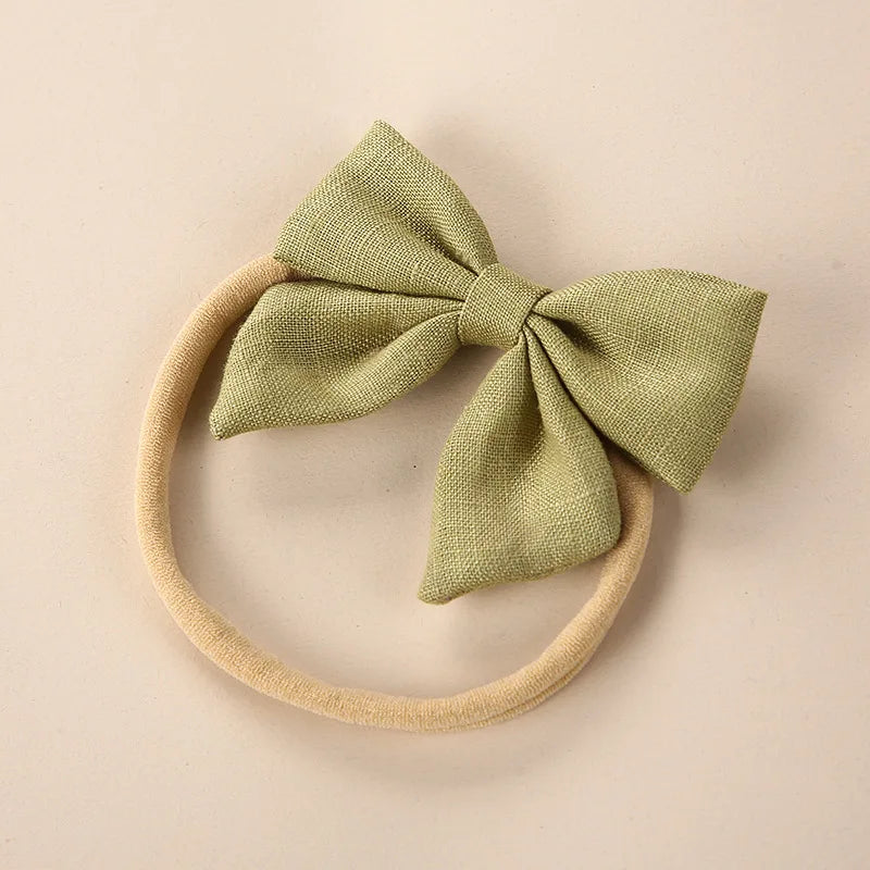 Linen Baby Girl Headband