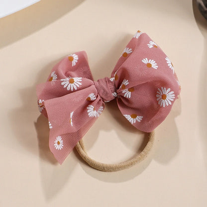 Chiffon Daisy Bow