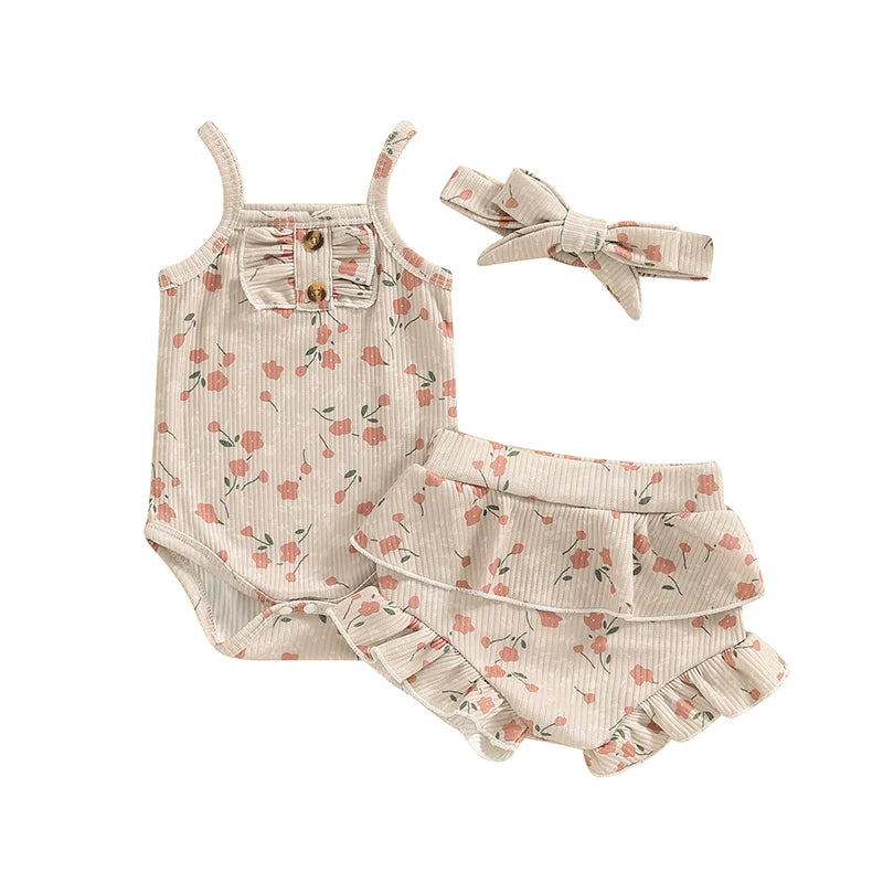 Pippa Floral Set Beige