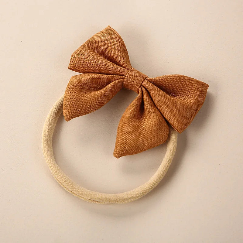 Linen Baby Girl Headband