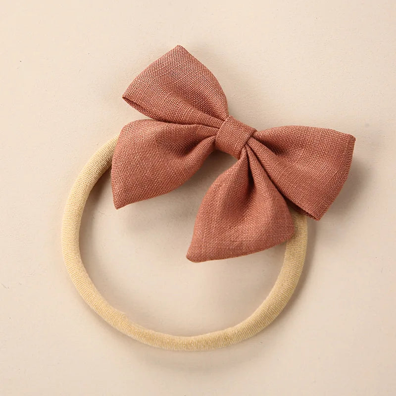 Linen Baby Girl Headband