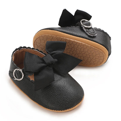 Mary Jane Baby Bow Shoes Black