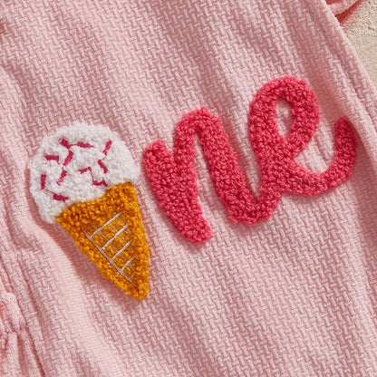 One Birthday Flutter Romper