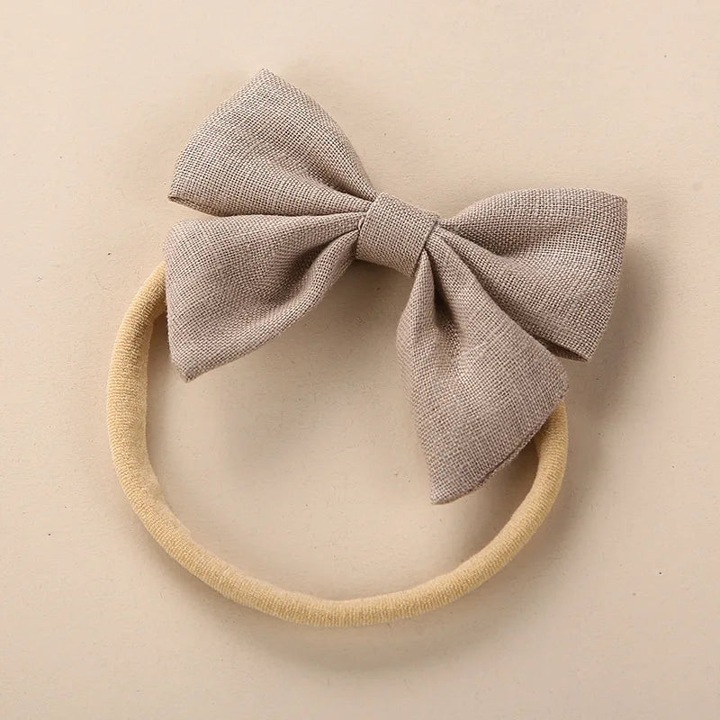 Linen Baby Girl Headband