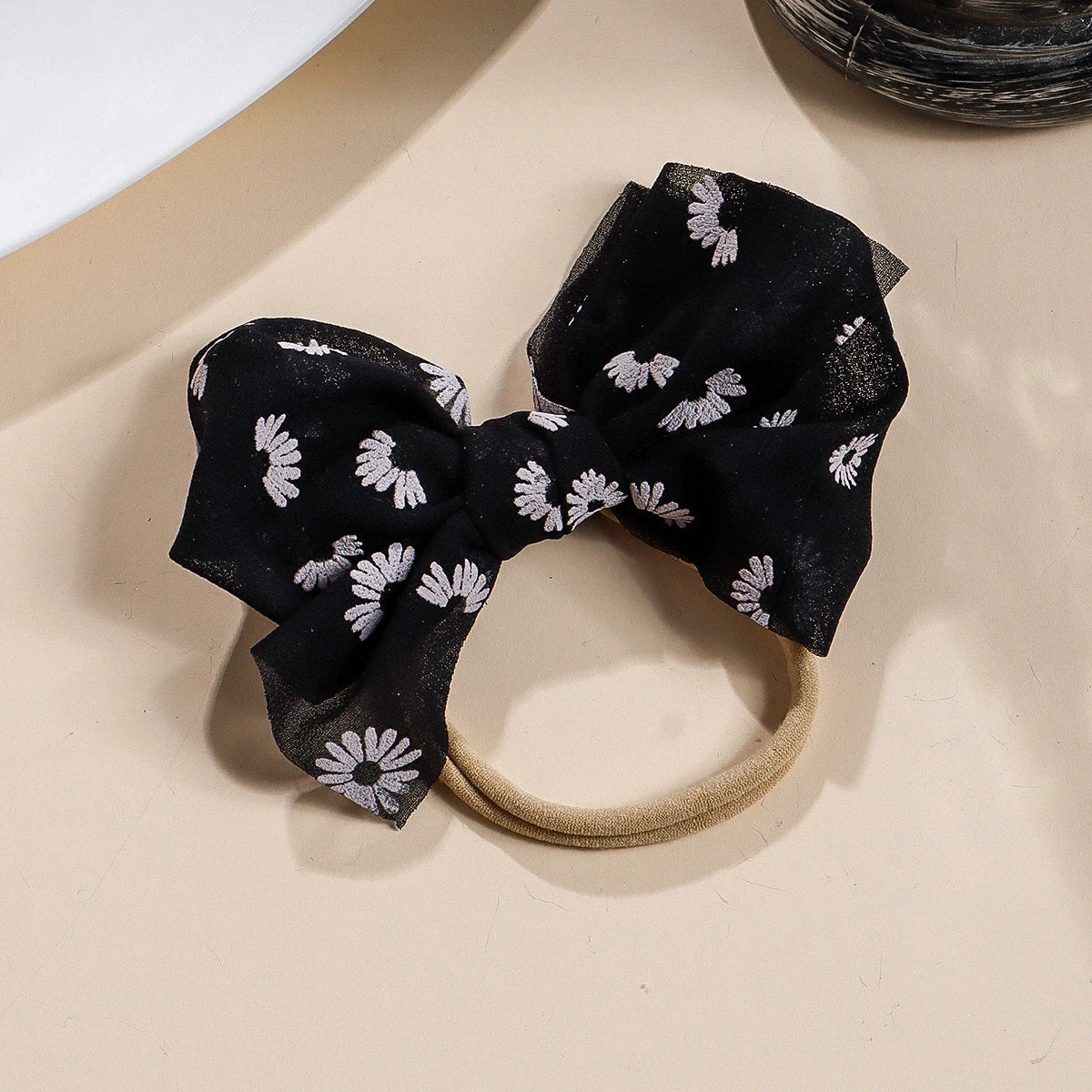 Chiffon Daisy Bow