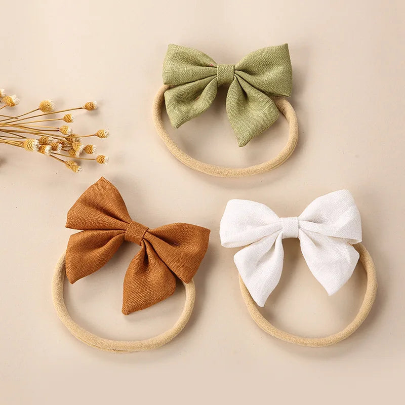 Linen Baby Girl Headband