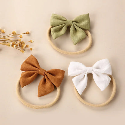 Linen Baby Girl Headband