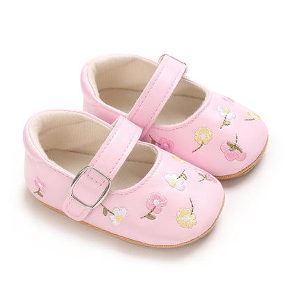 Embroidered Girl Baby Shoes