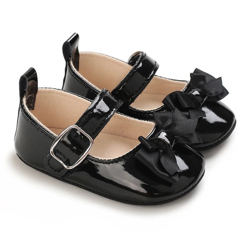 Lana Black Baby Shoes