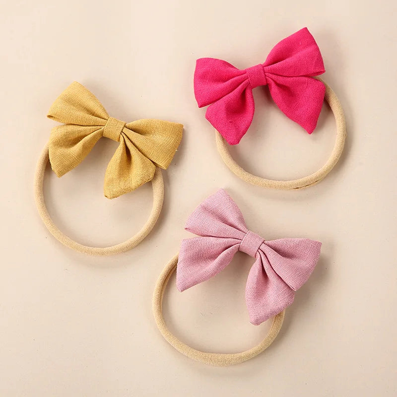 Linen Baby Girl Headband