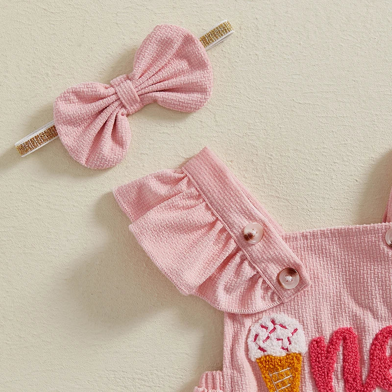 One Birthday Flutter Romper