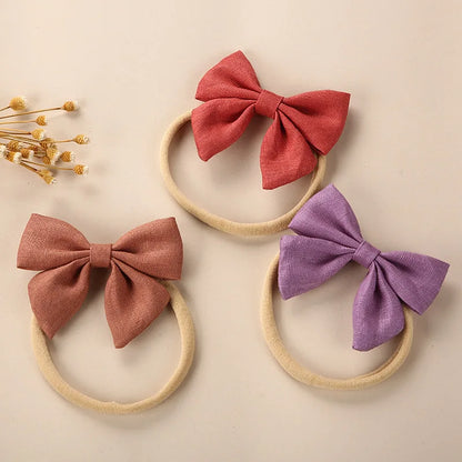 Linen Baby Girl Headband