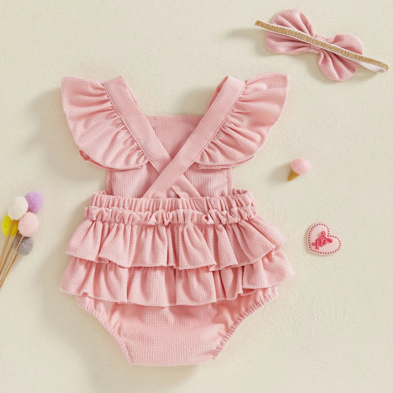 One Birthday Flutter Romper