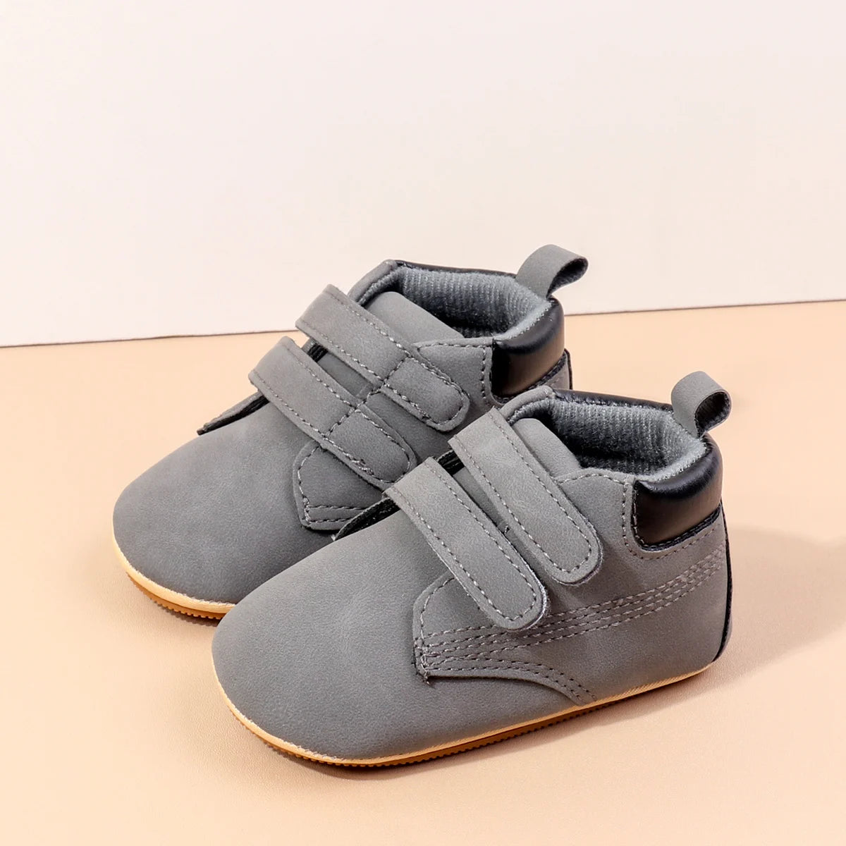 Alli Velcro High Top Shoes Grey