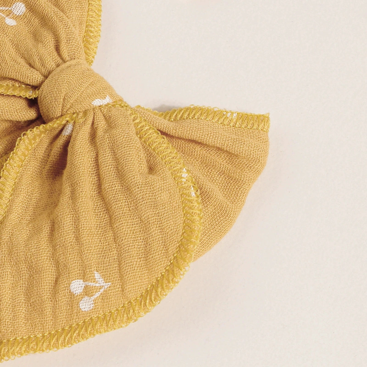 Muslin Bow Baby Girl Clip
