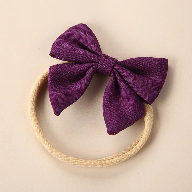 Linen Baby Girl Headband