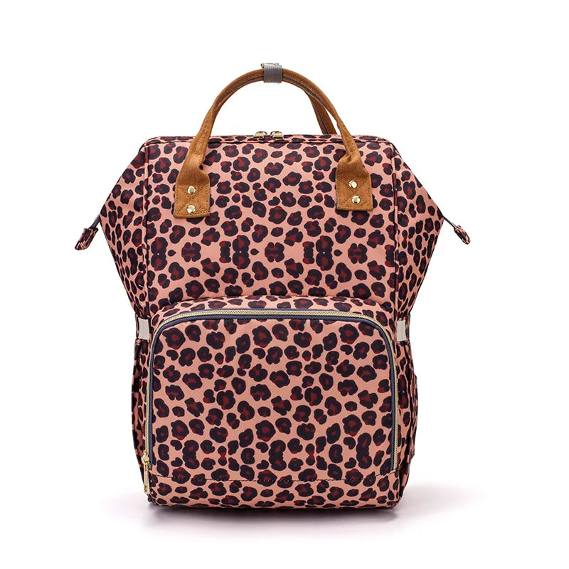 Baby Nappy Bag Backpack Leopard