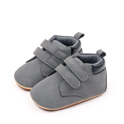Alli Velcro High Top Shoes Grey