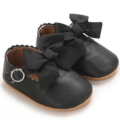 Mary Jane Baby Bow Shoes Black
