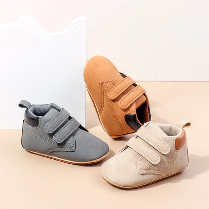Alli Velcro High Top Shoes Grey