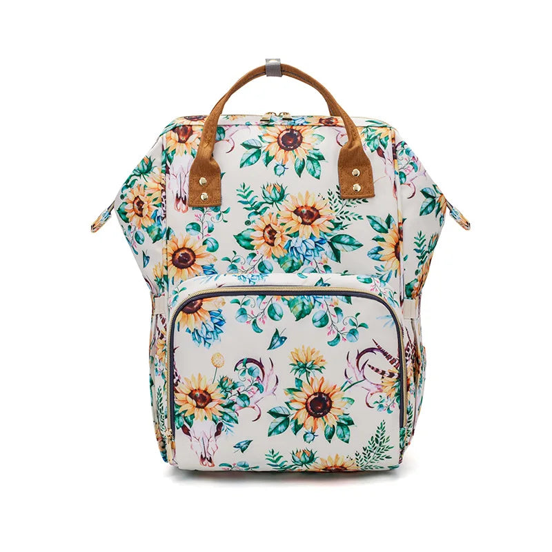 Baby Nappy Bag Backpack Floral