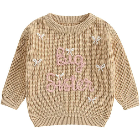Big Sister Chunky Knit Jumper Beige