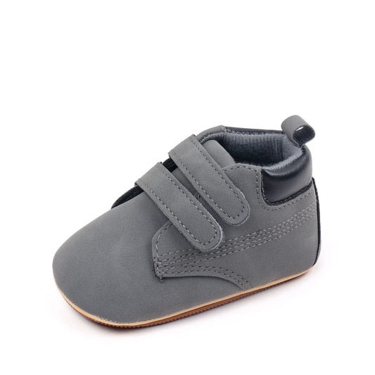 Alli Velcro High Top Shoes Grey