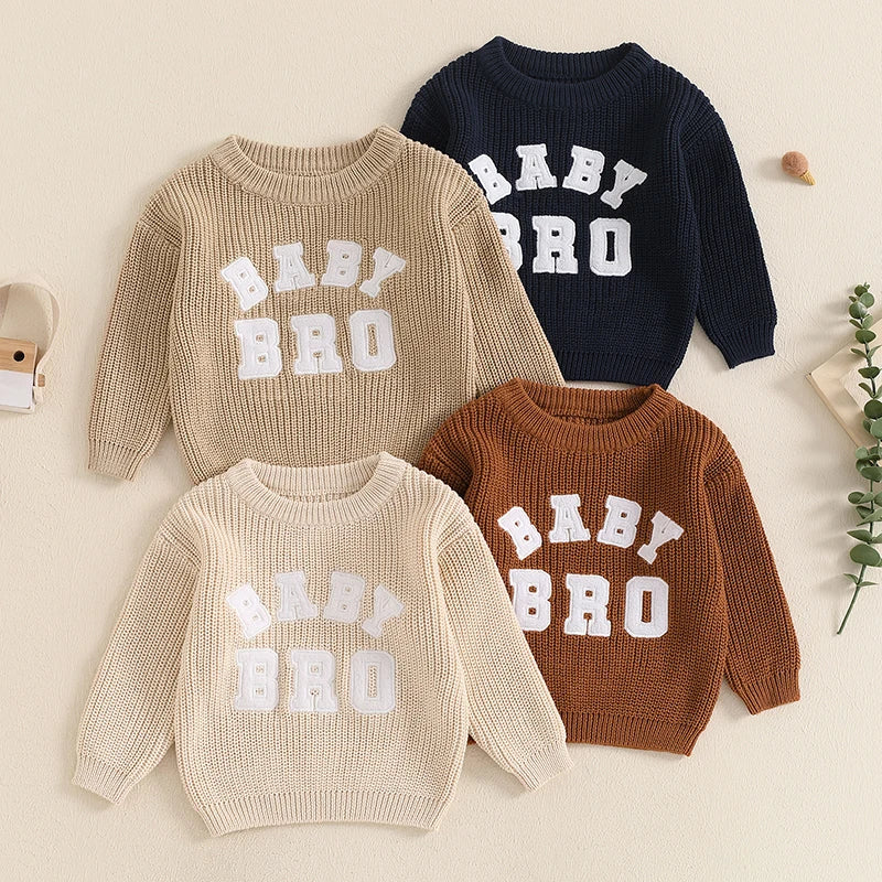 Baby Bro Knit Jumper Navy